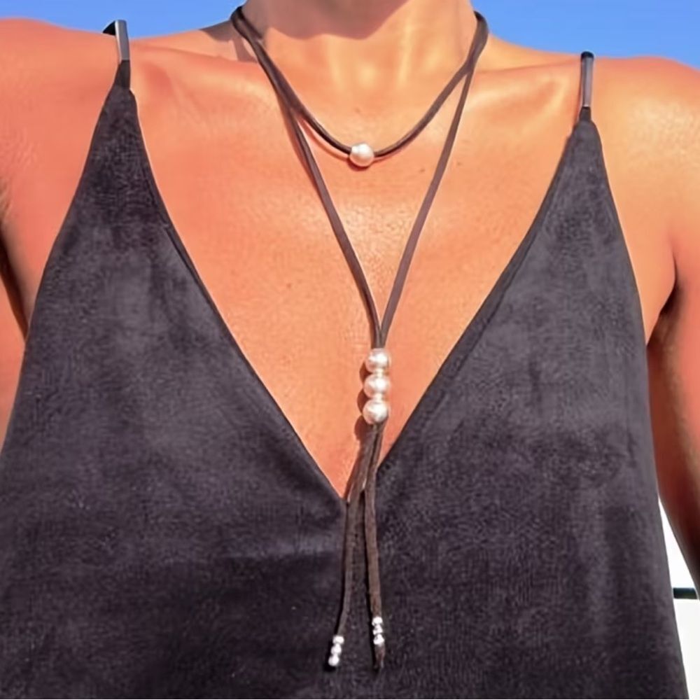 Boho wrap necklace N1990